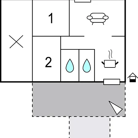 בית נופש Amazing In Sur Anneville-sur-Mer